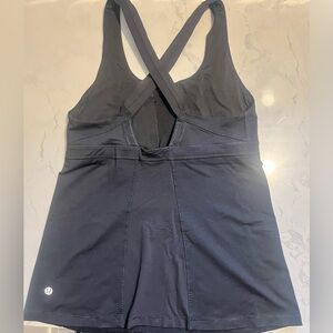 lululemon athletica Black Cross-Back Tank Top